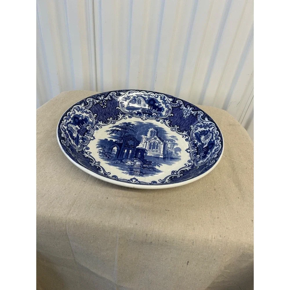 George Jones Abbey Flow Blue 14